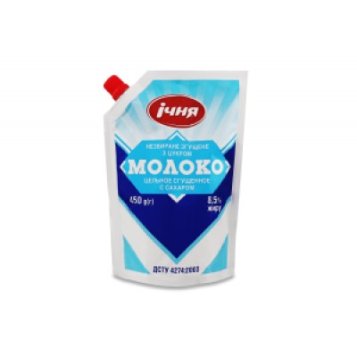 'Ічня' Молоко незбиране згущене з цукром 450г 8.5% д/п 1/20шт