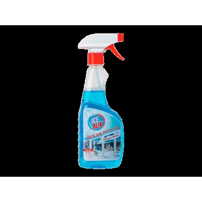 'АЙС БЛІК' Засіб для скла (тригер) морозна свіжість 0.5л 1/20шт